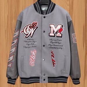 Men's Classic Off-White jacket Gray